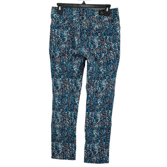 Levis Jeans Womens 27 Mid Rise Skinny Ankle Blue Print Cotton Stretch Pockets - Picture 3 of 9